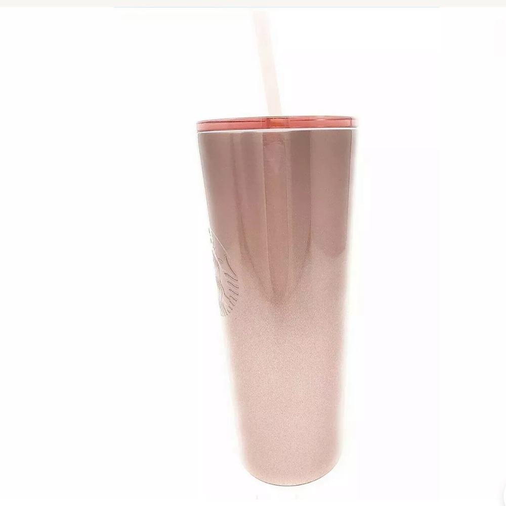 ❌Starbucks Rose Gold Ombré Holiday Tumbler Cup - Picture 2 of 2
